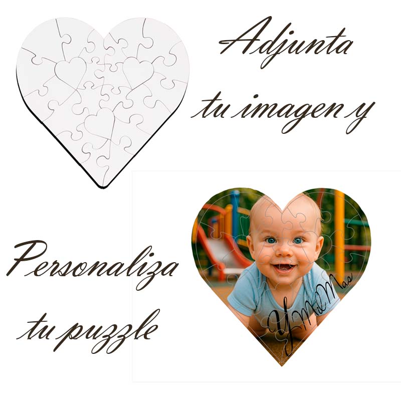 Puzzle de madera DM para personalizar